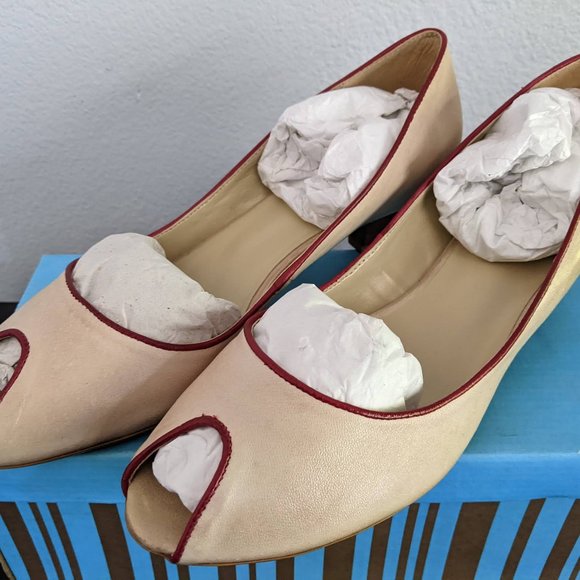 Mariana by GOLC - Morgan- (natural/red) low heel - Picture 2 of 8